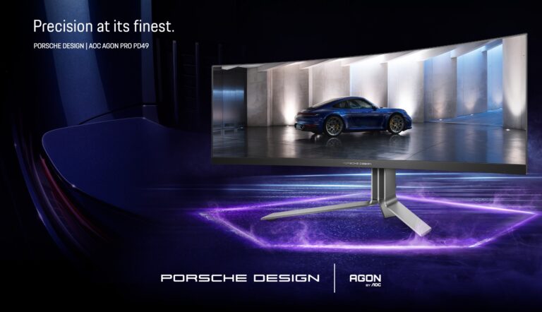 Superwide screen as large as a windscreenPorsche Design and AGON by AOC unveils the 49-inch PD49 with 240 Hz In Saudi Arabia: Where supercar aesthetics race with gaming excellence