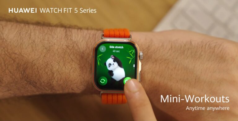 HUAWEI WATCH FIT 5 Series Makes Fitness Easy with Mini-Workouts