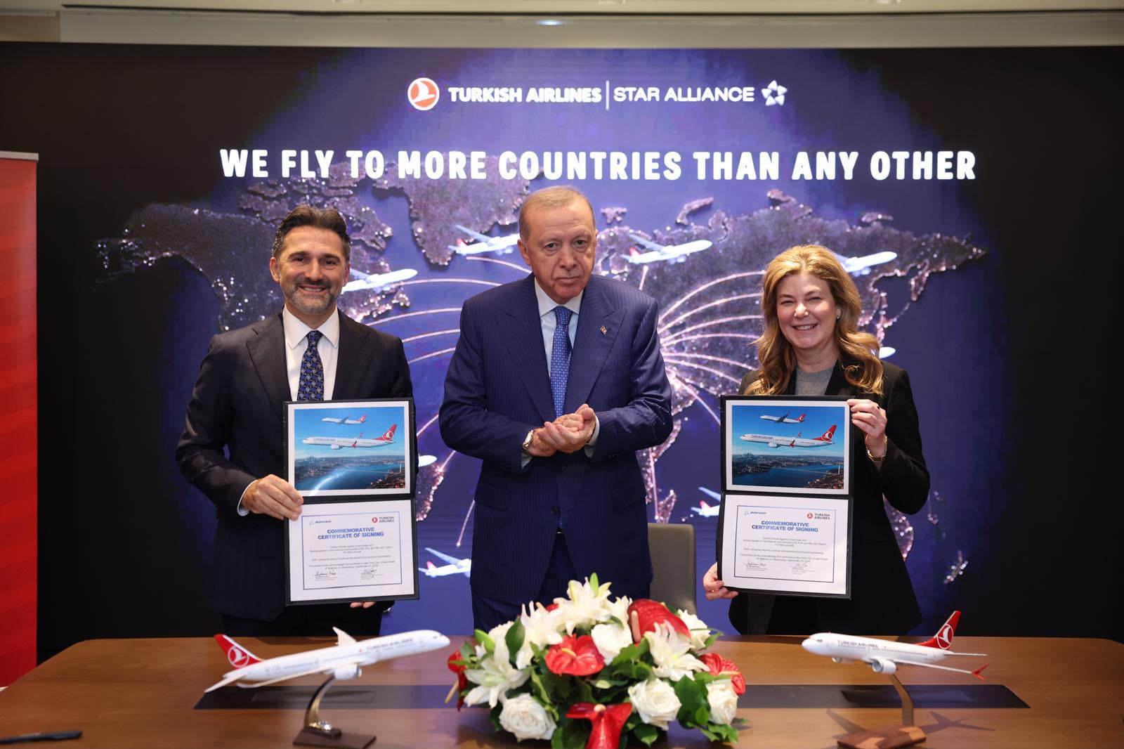 Turkish Airlines Signs Historic Agreement with Boeing for Up to 150 737 MAX Aircraft